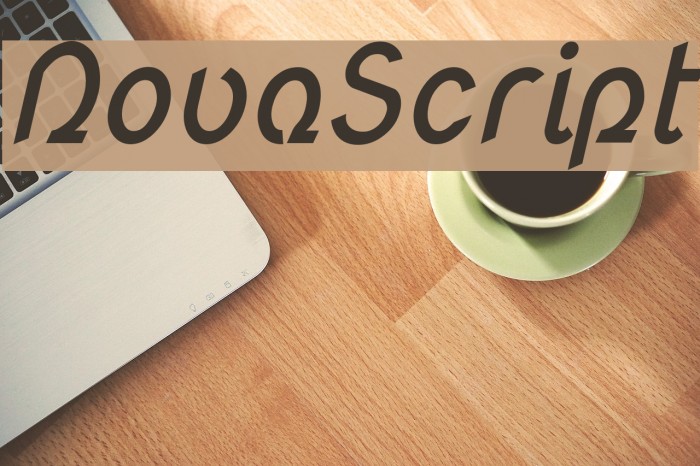 NovaScript Font examples