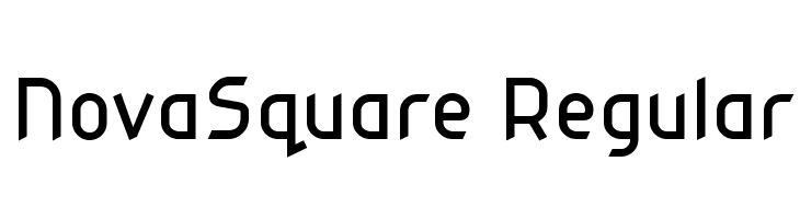 NovaSquare Regular Font