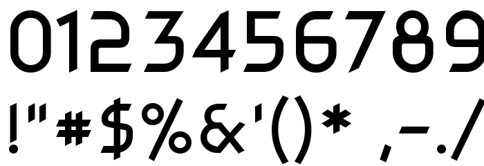 NovaSquare Regular Font OTHER CHARS