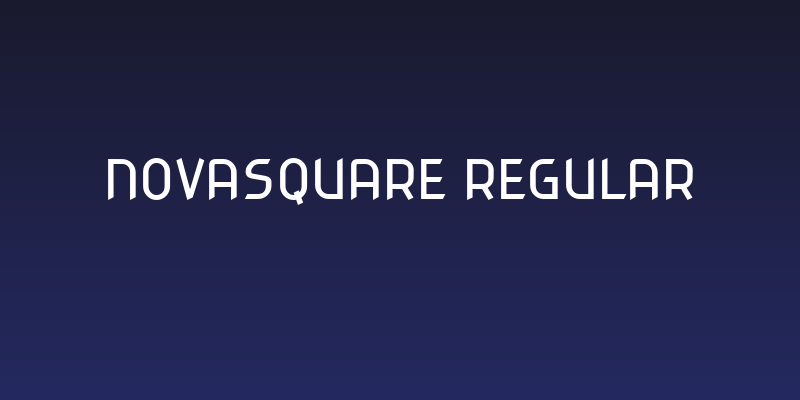 NovaSquare Regular Social Header