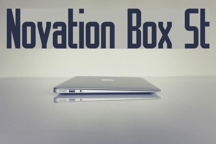 Novation Box St Font examples