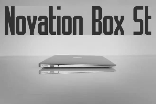 Novation Box St Шрифта examples