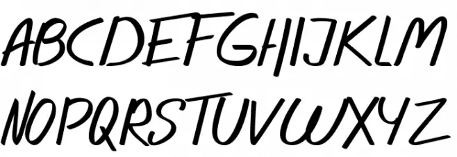 Novedosa Stick Italic Fonte MAIÚSCULAS