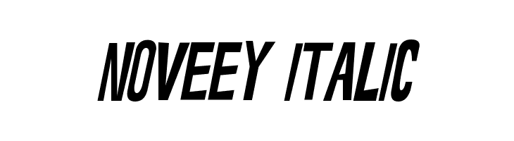 Noveey Italic  フリーフォントのダウンロード