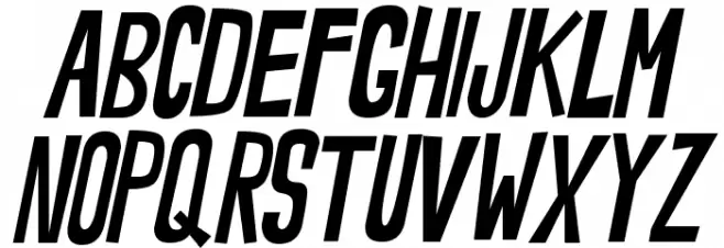 Noveey Italic フォント 大文字