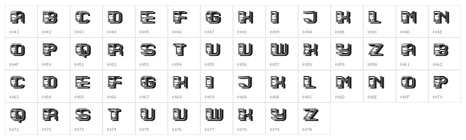Novella Regular Character Map