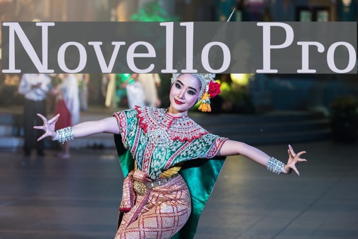 Novello Pro Font examples