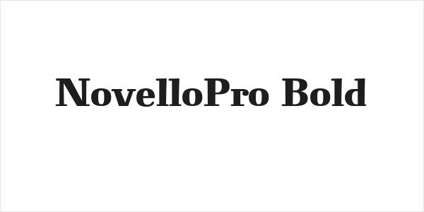 NovelloPro-Bold Logo