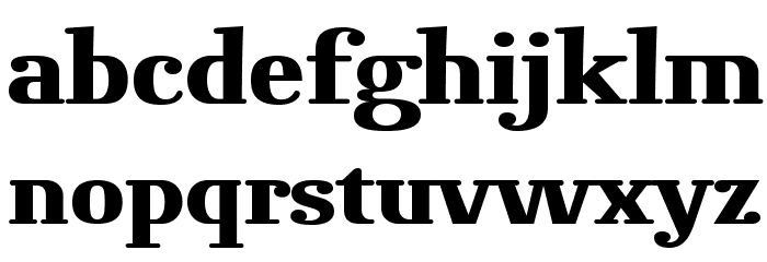 NovelloPro-Bold Font LOWERCASE