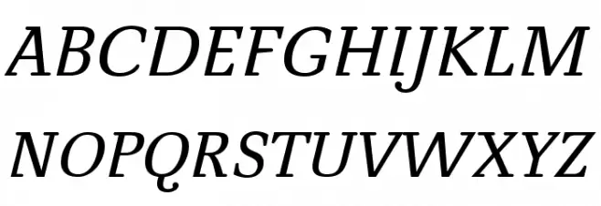 NovelloPro-Italic Fonte MAIÚSCULAS