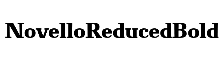 NovelloReduced-Bold  Descarca Fonturi Gratis