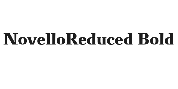 NovelloReduced-Bold Logo