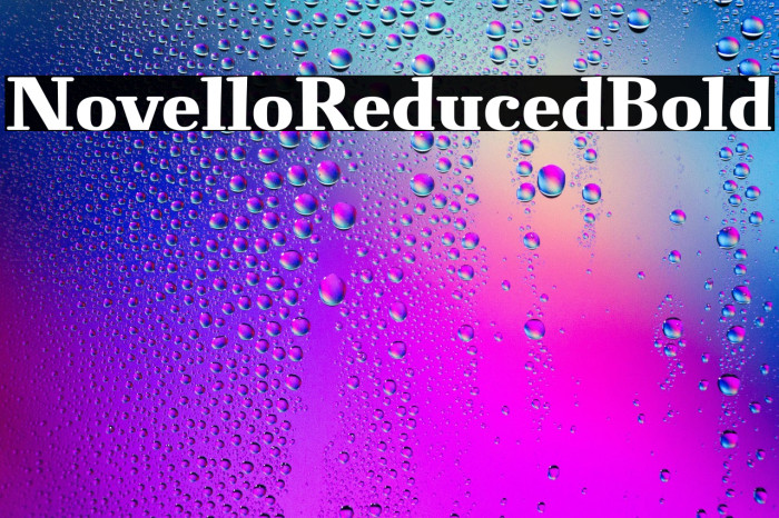NovelloReduced-Bold Example 2