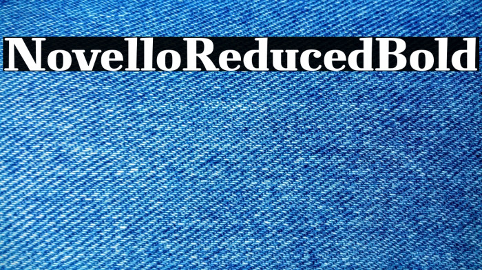 NovelloReduced-Bold Example 3