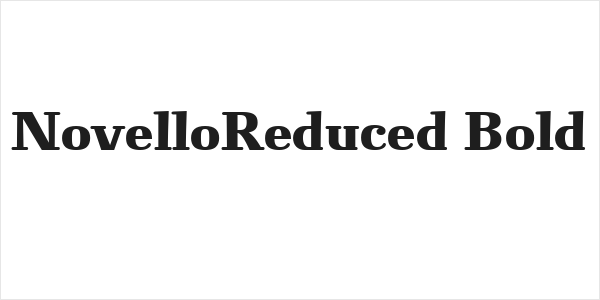NovelloReduced-Bold Logo