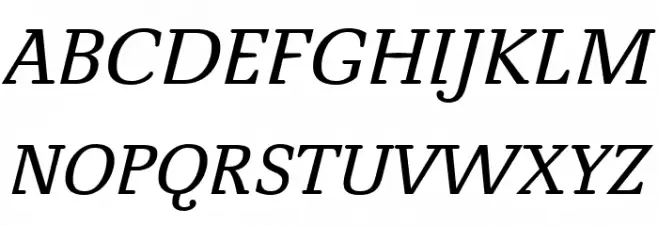 NovelloReduced-Italic Font OTHER CHARS