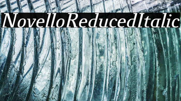 NovelloReduced-Italic Example 1