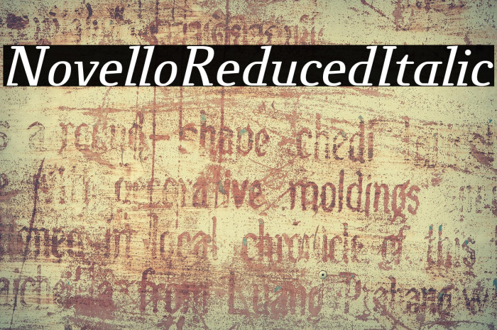 NovelloReduced-Italic Example 2