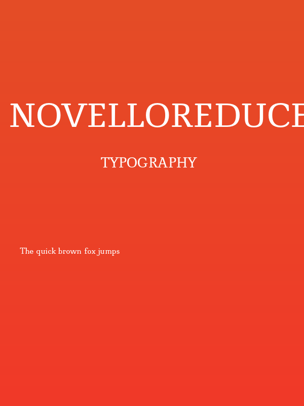 NovelloReduced Poster
