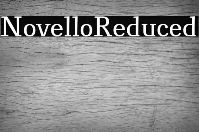 NovelloReduced Font examples