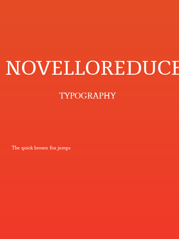 NovelloReduced Poster