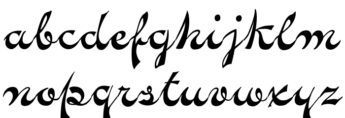 Novelty Script plain Font LOWERCASE