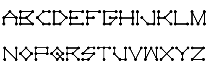 Novem Font LOWERCASE