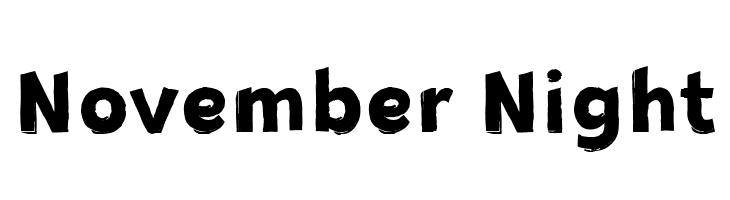 November Night Font - FFonts.net