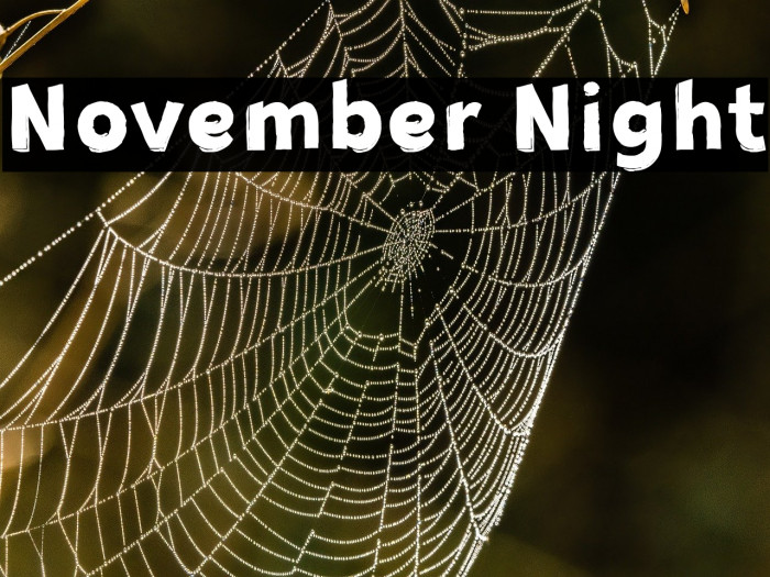 November Night Example 2