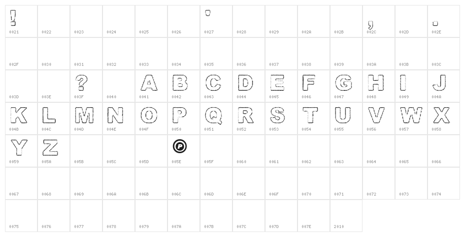 November Sixteenth Character Map