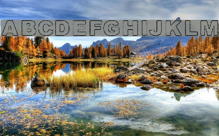 November Sixteenth Font examples