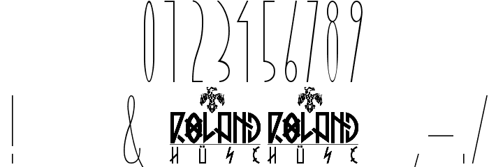 November Sky Demo Font OTHER CHARS