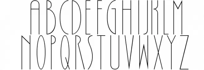 November Sky Demo Font UPPERCASE