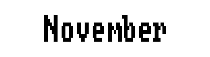 November Font - FFonts.net