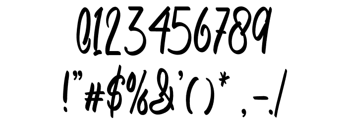 NovemberIsCheerfulRegular Font OTHER CHARS