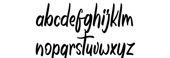 NovemberIsCheerfulRegular Font LOWERCASE