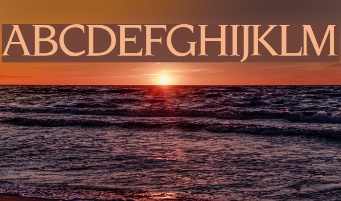 NovemberMedium Normal Font examples