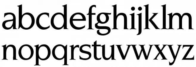 NovemberMedium Normal Schriftart Kleinbuchstaben