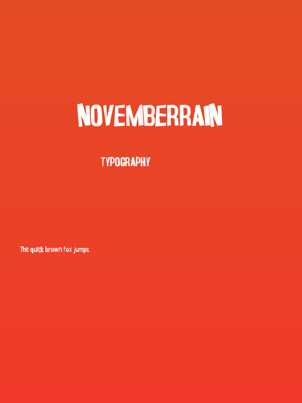 NovemberRain Poster