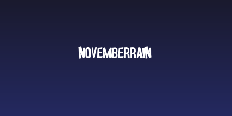 NovemberRain Social Header
