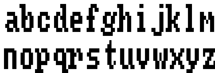November Font LOWERCASE