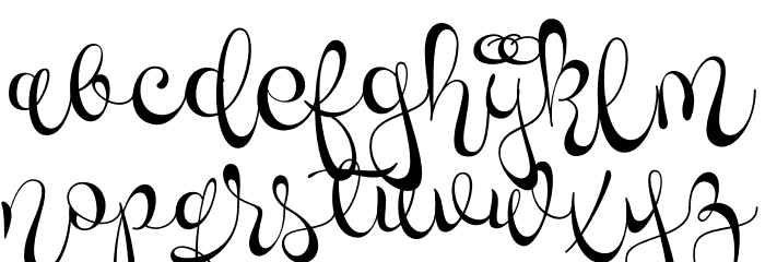 Novety Script PERSONAL USE ONLY Regular Font LOWERCASE