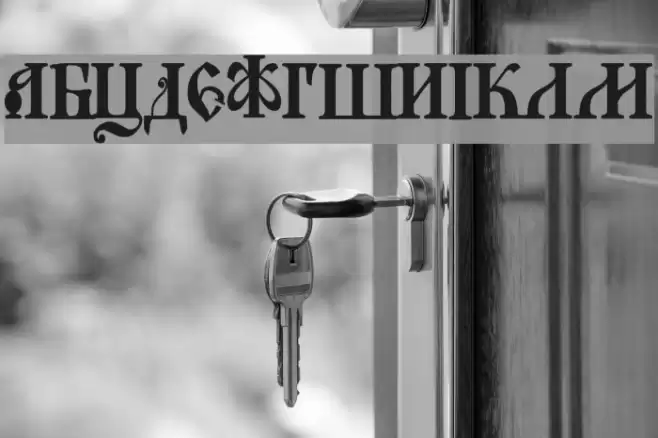 Novgorod Plain Font examples