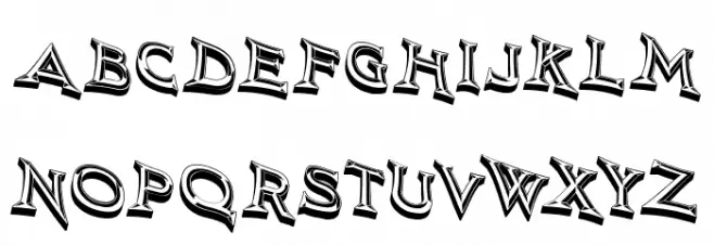 Novgorod Regular フォント 大文字