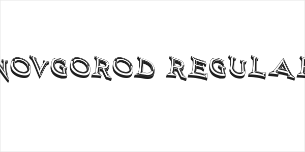 Novgorod Regular Logo