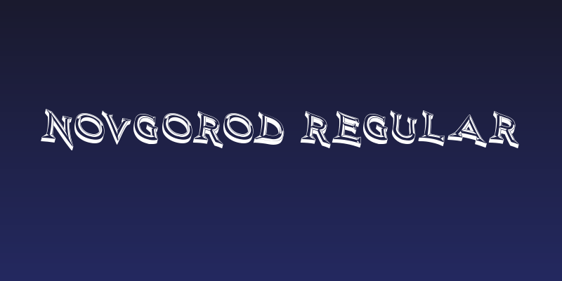Novgorod Regular Social Header