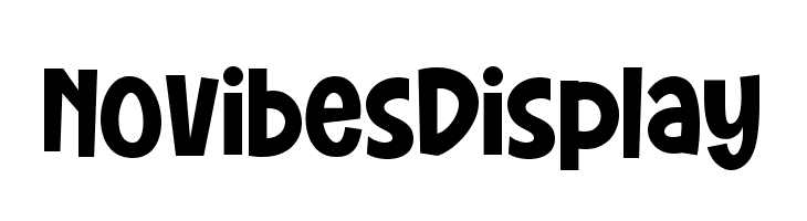 Novibes Display  font caratteri gratis
