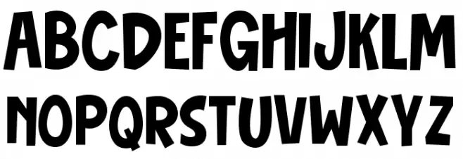Novibes Display Font UPPERCASE