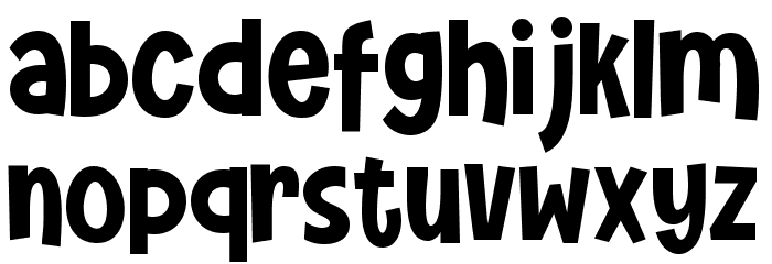Novibes Display Font LOWERCASE