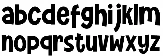 Novibes Display Font LOWERCASE